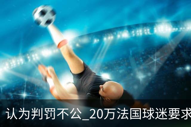 认为判罚不公 20万法国球迷要求世界杯决赛重赛